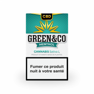 Cartouche Cigarettes CBD Green&Co Menthol Sans Nicotine