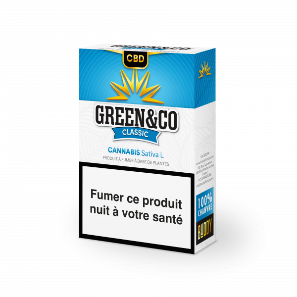 Paquet Cigarettes CBD Green&Co Classic Sans Nicotine – Image 4