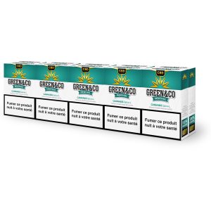 Cartouche Cigarettes CBD Green&Co Menthol Sans Nicotine – 10 paquets Cartouche Cigarettes CBD Green&Co Menthol Sans Nicotine - 10 paquets