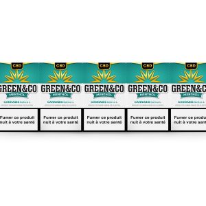 Cartouche Cigarettes CBD Green&Co Menthol Sans Nicotine - 10 paquets